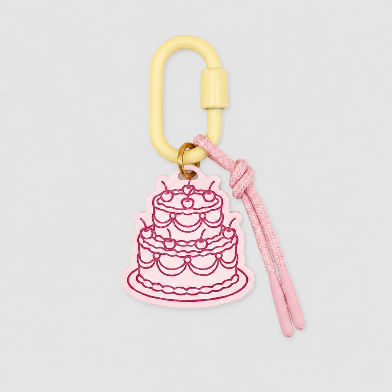 Dessert Shape Keychain: Cake / F