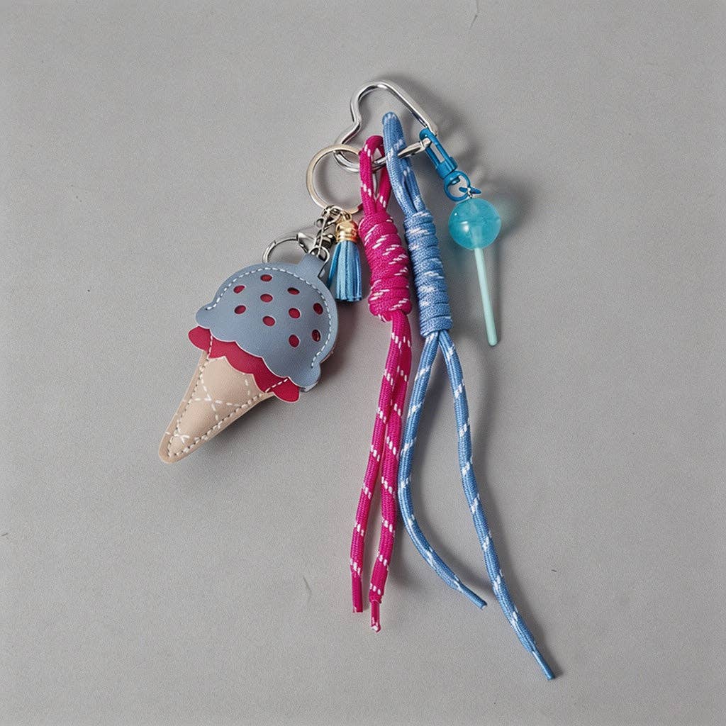 Sweet Ice Cream Bag Charm: Mint / Ice Cream