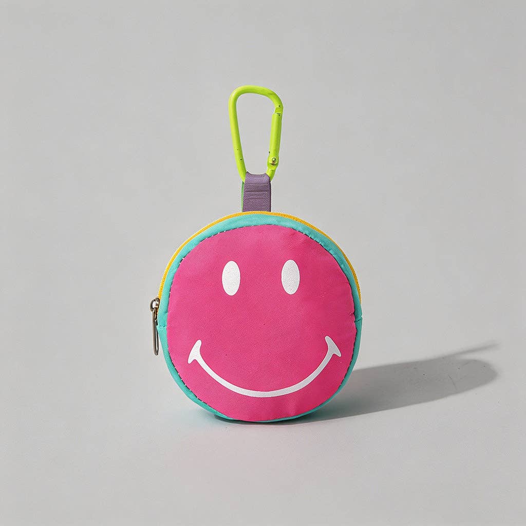 Smiley Face Mini Hanging Pouch