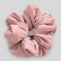 Oversized Solid Color Pastel Scrunchie: Pink / One Size