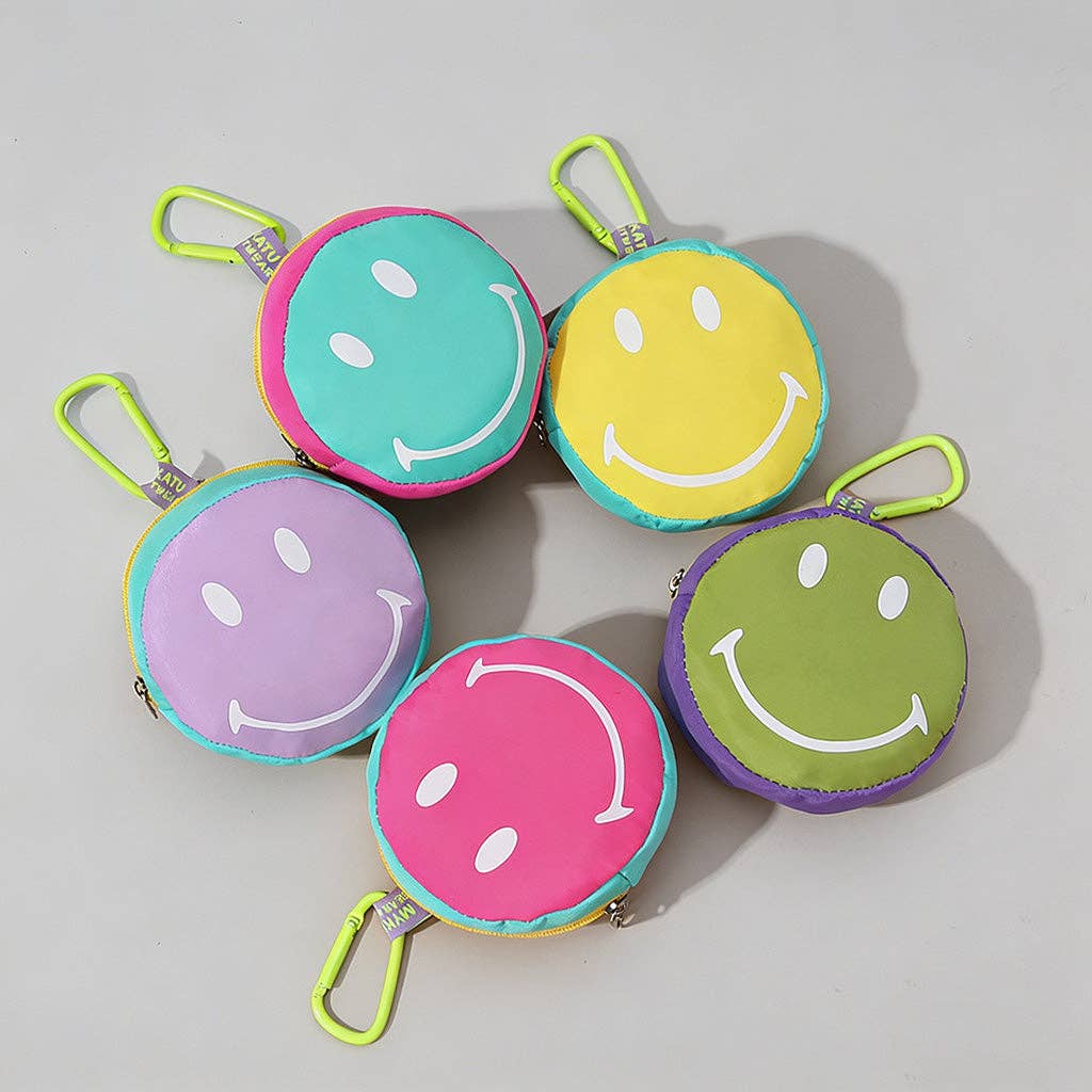 Smiley Face Mini Hanging Pouch