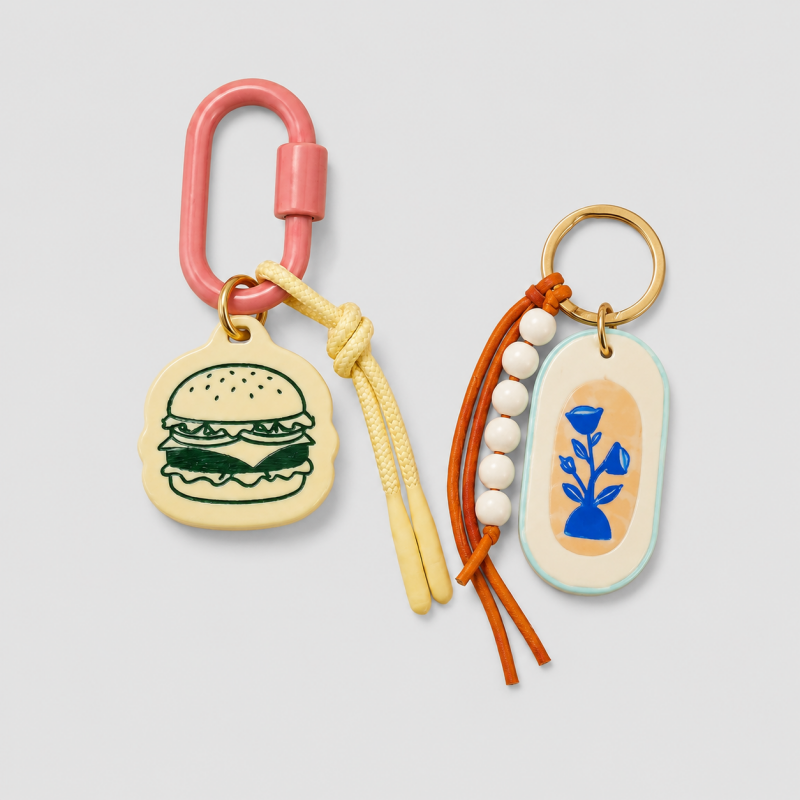 Dessert Shape Keychain: Cake / F